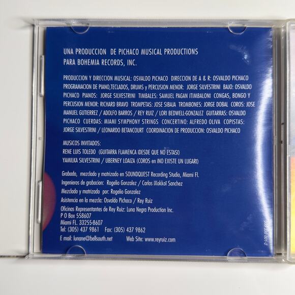 Rey Ruiz – Fenomenal CD - Salsa Latin Dance Music 2000 Universal Music - Picture 9 of 9